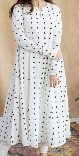Off white salwar kameez - off,