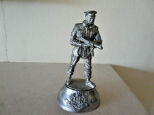 CHAS C STADDEN 80MM PEWTER ROYAL MILITARY POLICE FIGURE