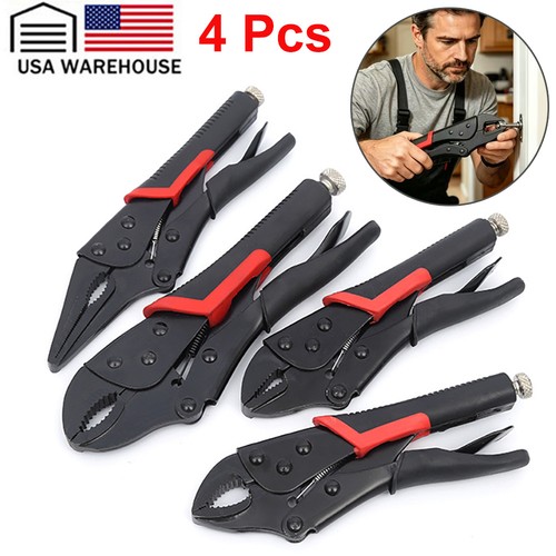 Piece locking pliers - pliers, set