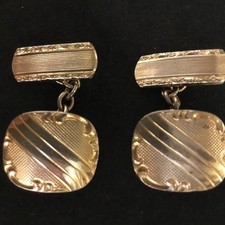 Vintage Cufflinks Gold Tone