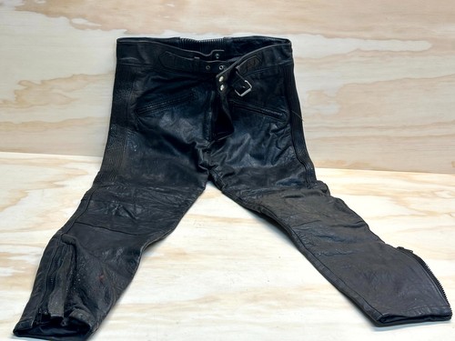 Men biker pants black - 52,