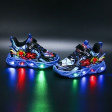 LED Trainers Spiderman Shoes