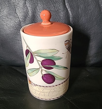 Wedgwood Sarah's Garden 1997 Ceramic Pot Parsley & Caper Canapes Recipe 9.5cm