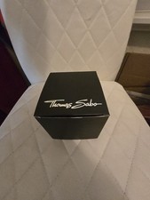 ** Thomas Sabo Men's Watch Stainless Steel With New Leather Strap **