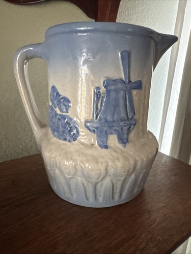 Vintage salt glazed blue - vintage,