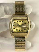 CARDINAL ‘TV’ Vintage 1970’s Men’s Manual 19 Jewels DayDate Gold Dress Watch