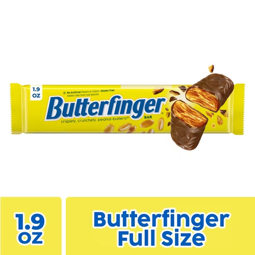 Butterfinger full size candy - size,