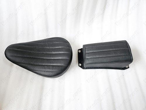 Black leather vert rib - vert, chopper