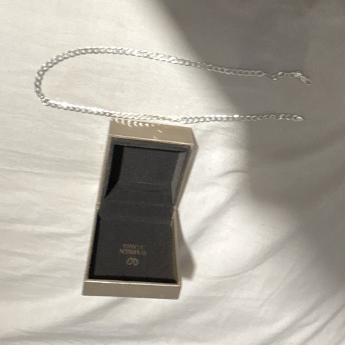 Warren james silver curb - silver, link
