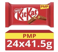 KitKat 4 Finger Milk Chocolate Biscuit Bar 24x 41.5g PMP 89p