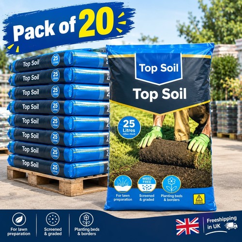 500l top soil - 500l,