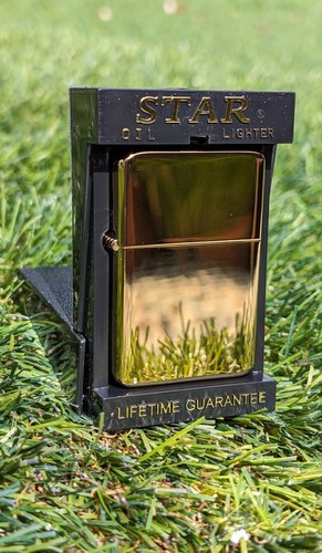 Star brass gold flip - star,