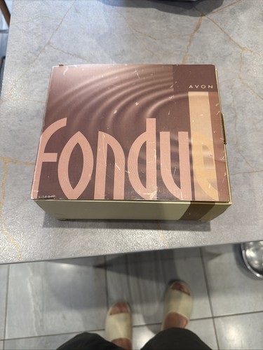 Vintage avon fondue set - vintage,