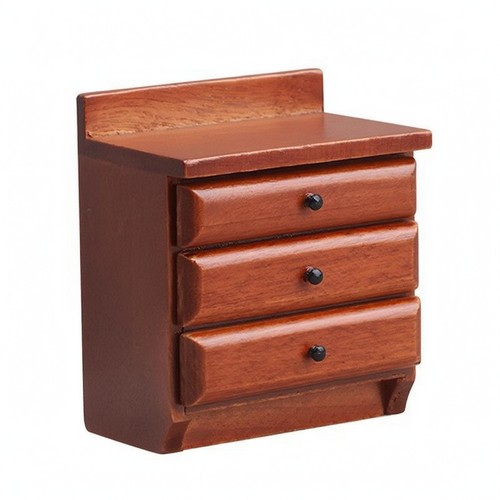 Miniature wooden bedside - miniature,