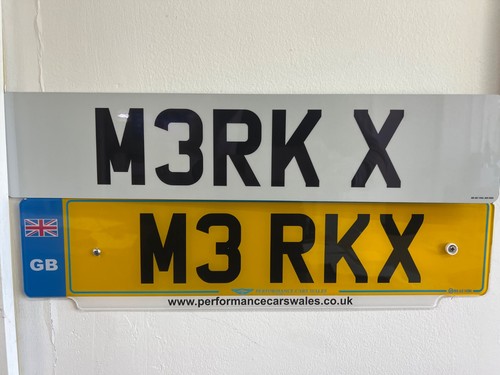 Number plate m3rk - x”,