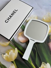 Chanel Handheld Mirror White