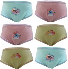 My Little Pony "Dreams" Girls 6 Pack Knickers Briefs