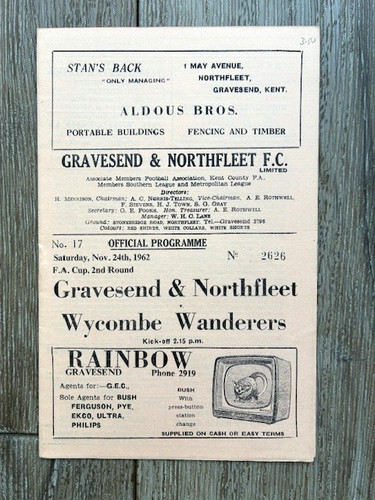 Gravesend northfleet v - northfleet,
