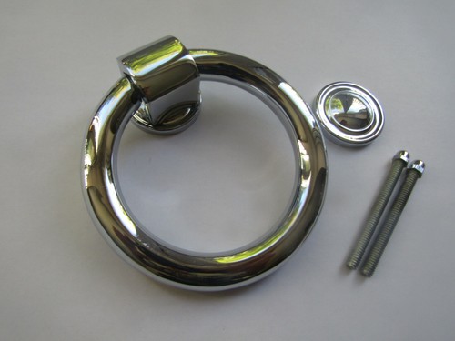 Solid forged brass ring door - forged,