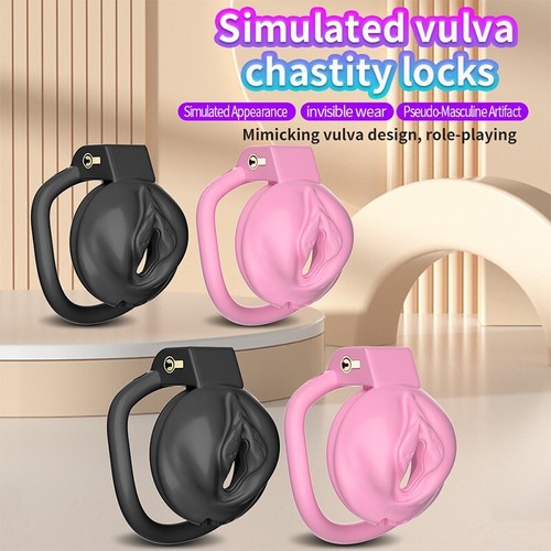 Pussy chastity cage with - pussy,
