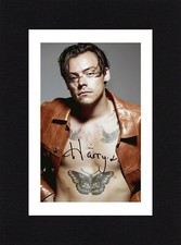 8X6 Mount HARRY STYLES Signed