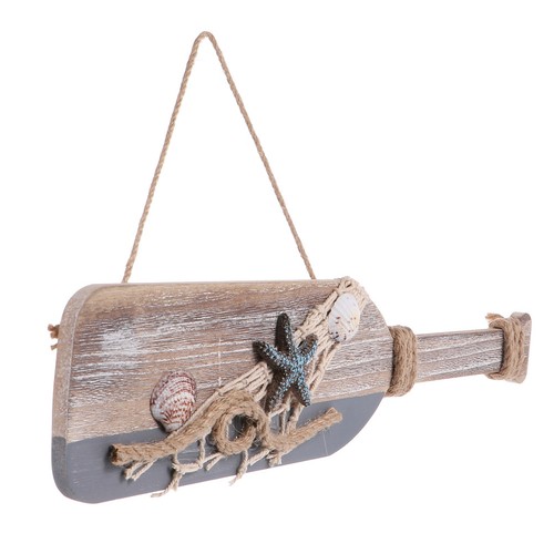 Nautical style wooden oar - nautical,