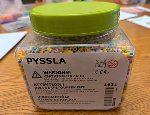 Ikea pyssla multicolour pastel - multicolour,