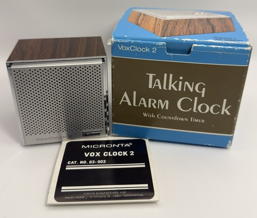 Vintage micronta vox clock - vox,