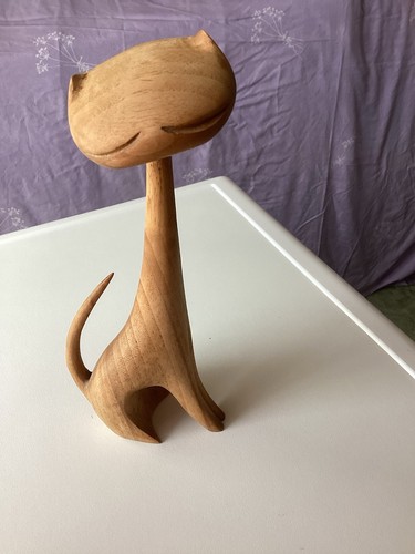 Wooden cat good - good, 9