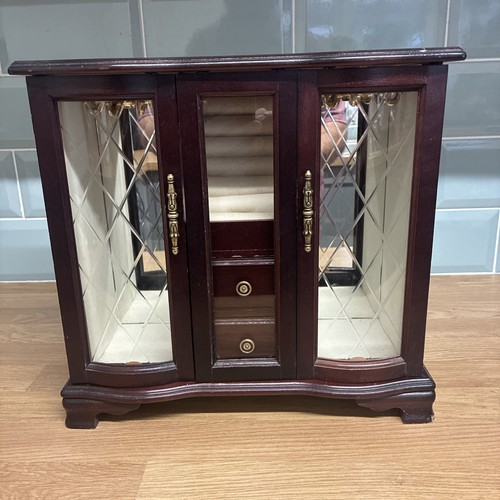 Mahogany jewellery box - mahogany,