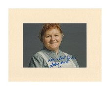 Lesley Nicol Downton Abbey Mrs Patmore Orig. Signed Mounted Autograph Photo COA