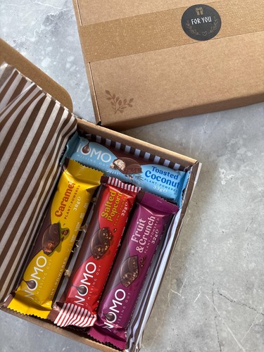 Nomo vegan letterbox chocolate - vegan,