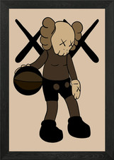 Basketball kaws Framed Wall