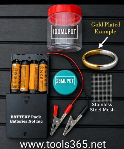 Electroplating setup for gold - setup,