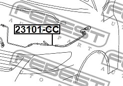 New bonnet cable for - new, vw:cc