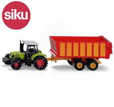 SIKU NO.1650 1:87 Scale CLAAS TRACTOR WITH SILAGE TRAILER Dicast Model Toy