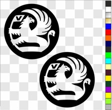 Vauxhall (1) x 2 stickers