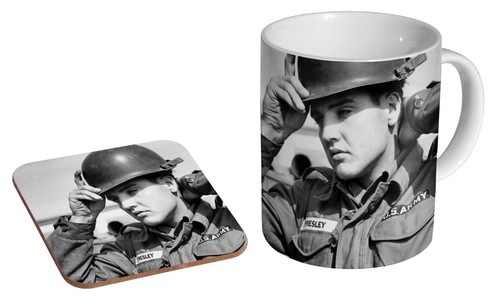 Elvis presley army - army, coffee