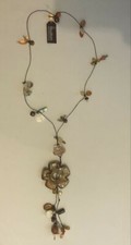 One Button Necklace Multi