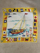 Vintage Nautical Sailing Scarf