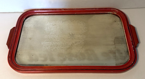 Antique mirror tray star - mirror,