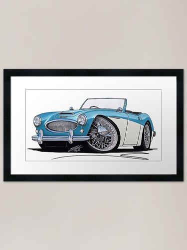 Austin healey 3000 blue white - 3000, blue/white