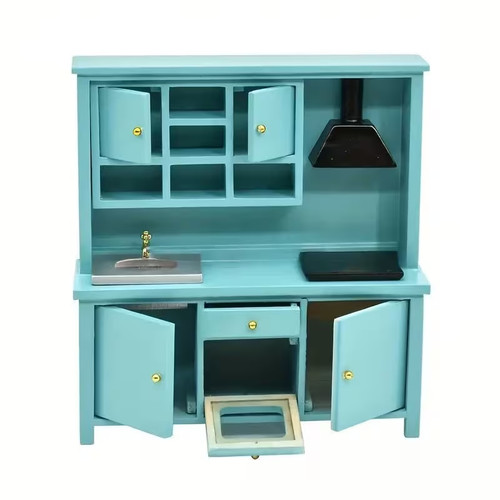 Dolls house complete modern - dolls,