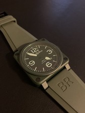 Bell and Ross green Ceramic BR03-92-CK Automatic 