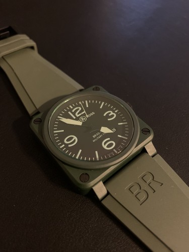 Bell and ross green ceramic - ross,