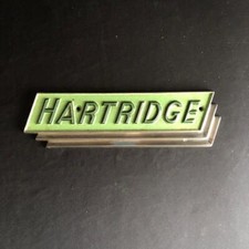 HARTRIDGE DIESEL ENGINE TESTING MACHINE MAKERS PLATE PLAQUE BADGE EMBLEM