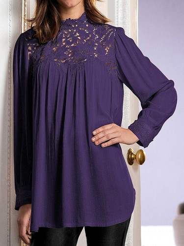Together aubergine high neck - high,