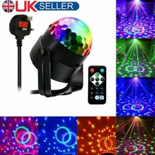 2PCS Party Disco LED Stage Magic Ball Light RGB Rotat Lights Club DJ Night Lamp