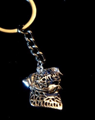 Rottweiler dog key ring - rottweiler,