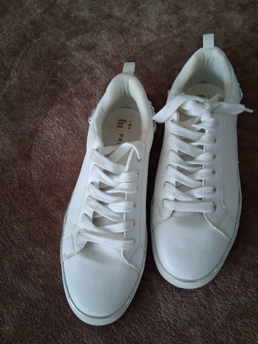 Ladies white trainers with - ladies,